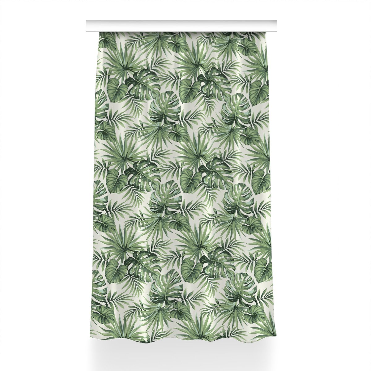 Zasłona z grafiką kolory Tropikalny wzór 150x230, Fabricsy