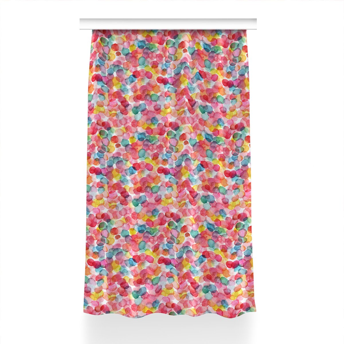 Zasłona z grafiką gotowa Kolorowe bąbelki 150x230, Fabricsy