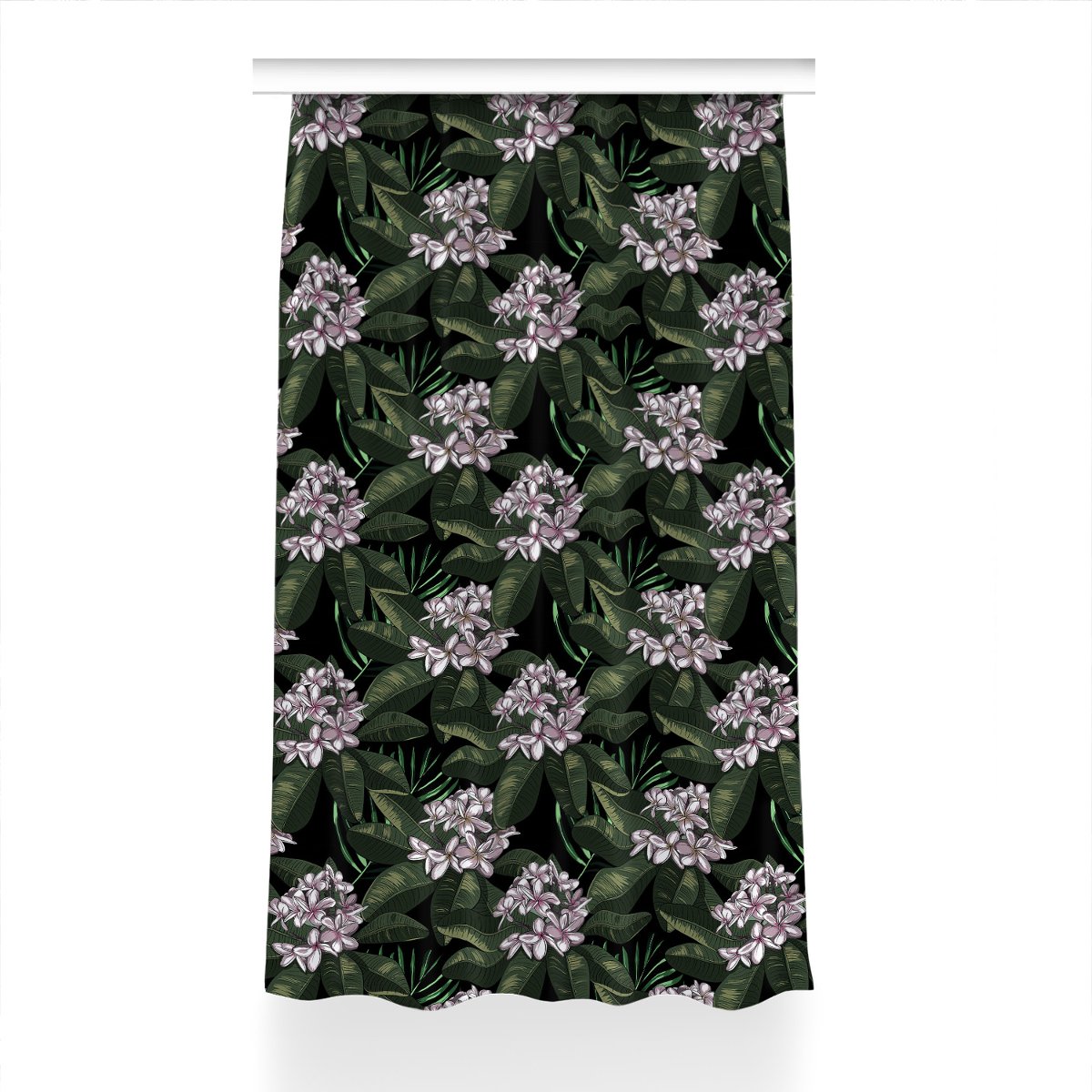 Zasłona przelotki Egzotyczne kwiaty dekor 150x230, Fabricsy