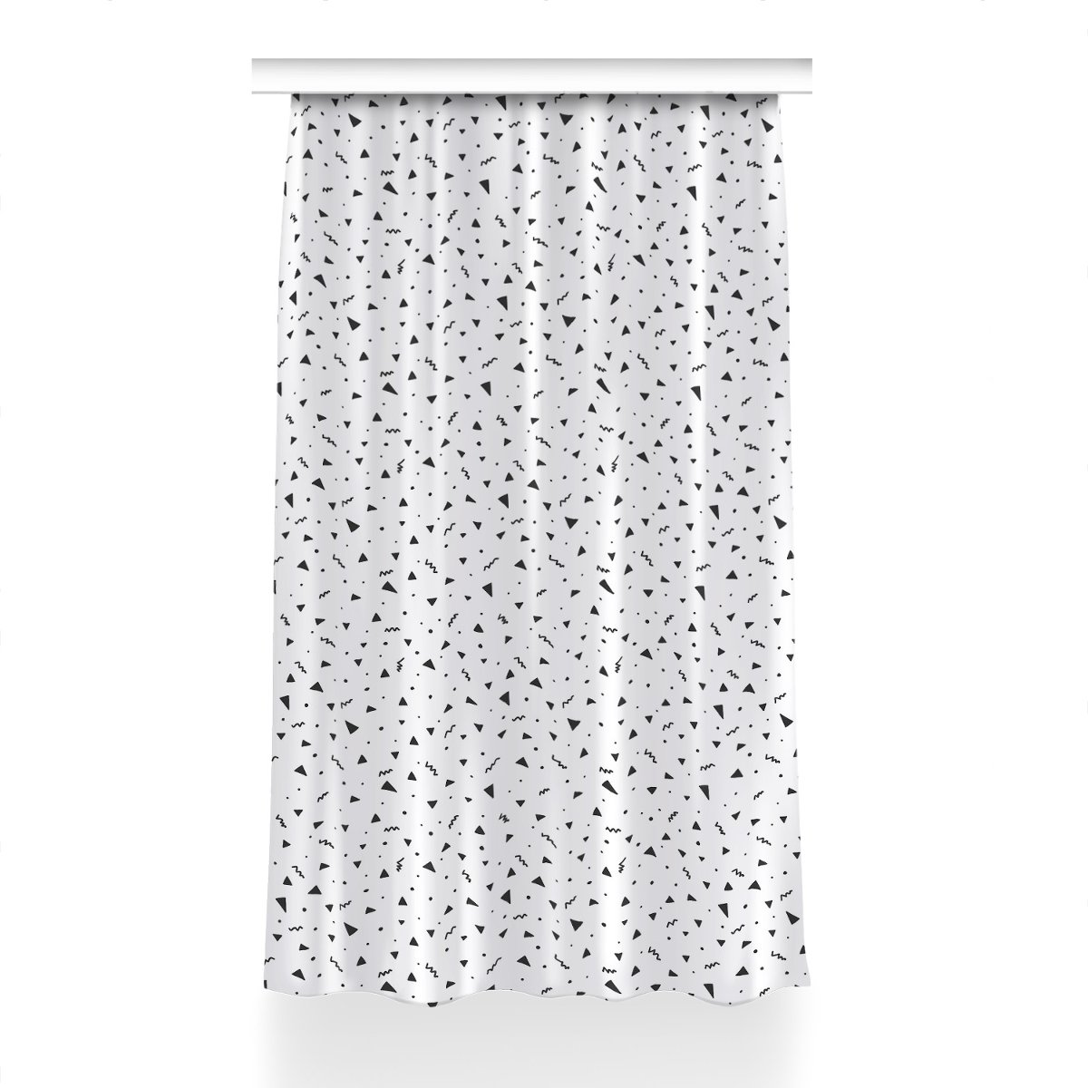 Zasłona dekor Geometryczne kształty wzór 150x230, Fabricsy