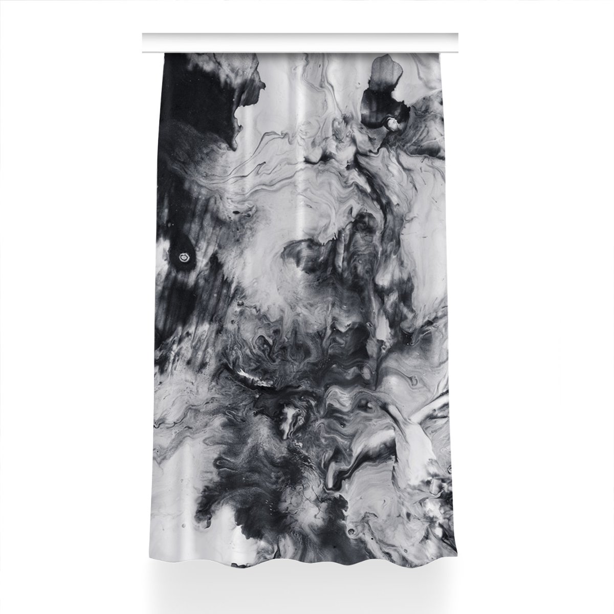 Zasłona z grafiką kolory Plamy z farby 150x230 cm, Fabricsy