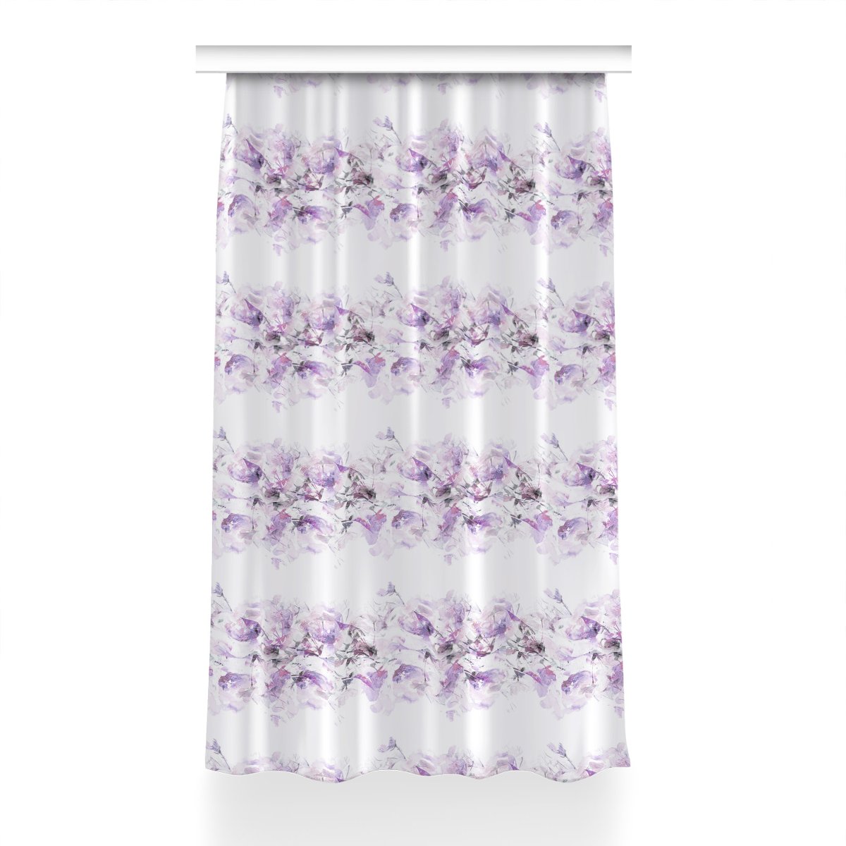 Zasłona gotowa Abstrakcja kwiatowa dekor 150x230, Fabricsy