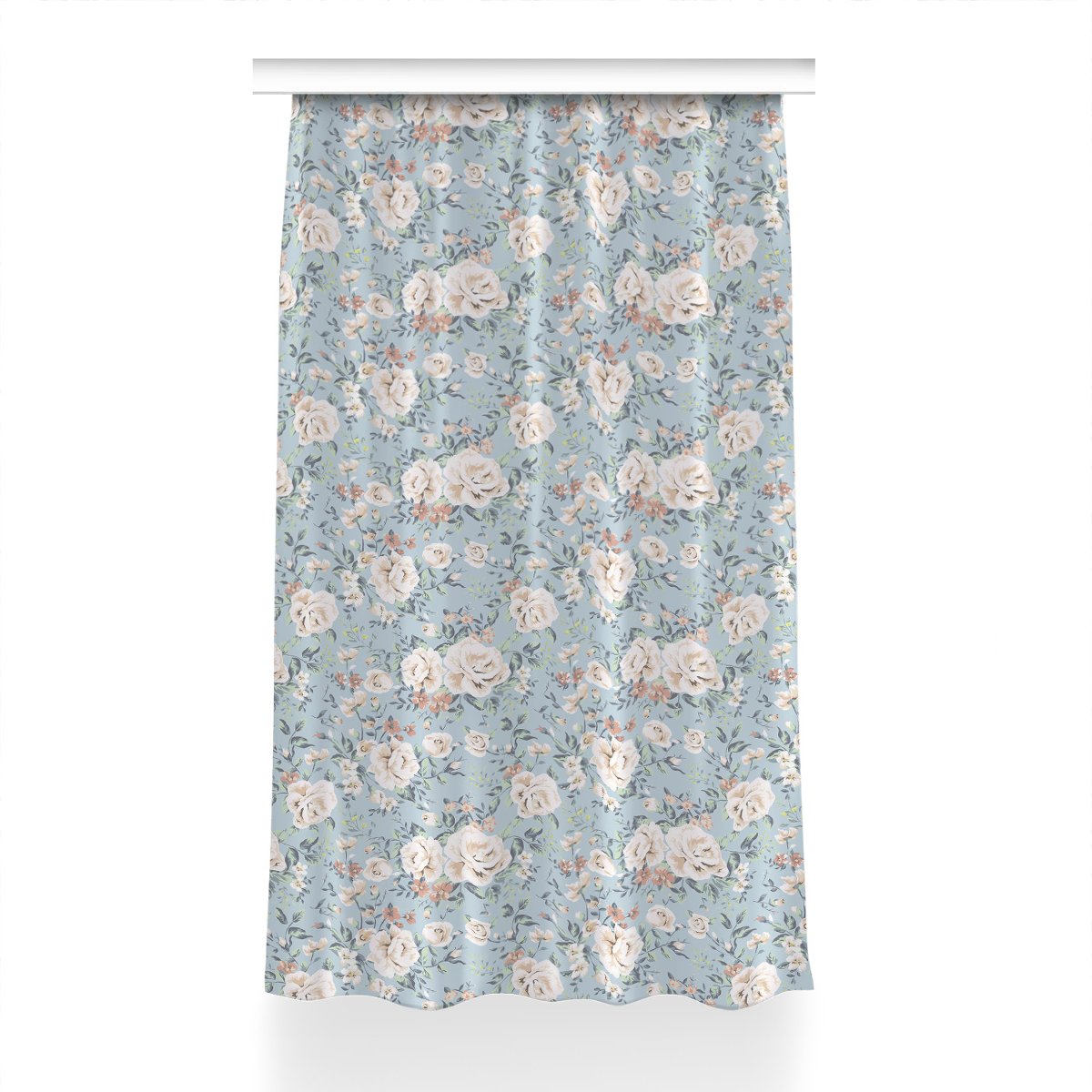 Zasłona Kwiaty styl vintage do sypialni 150x230 cm, Fabricsy