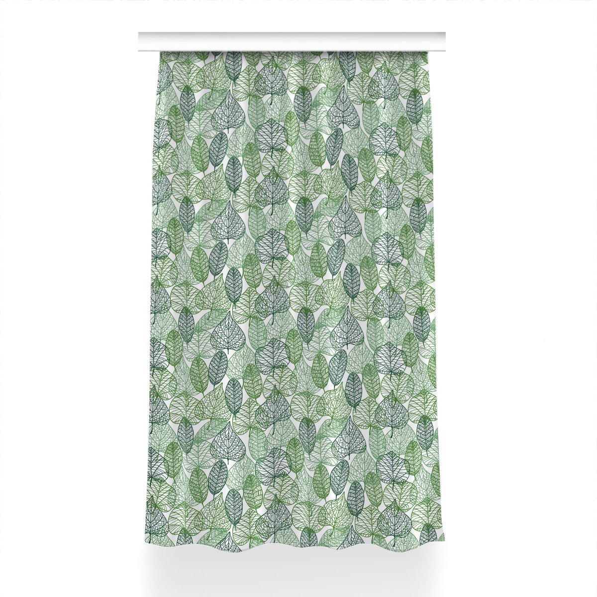 Zasłona przelotki Leśne Liście do sypialni 150x230, Fabricsy