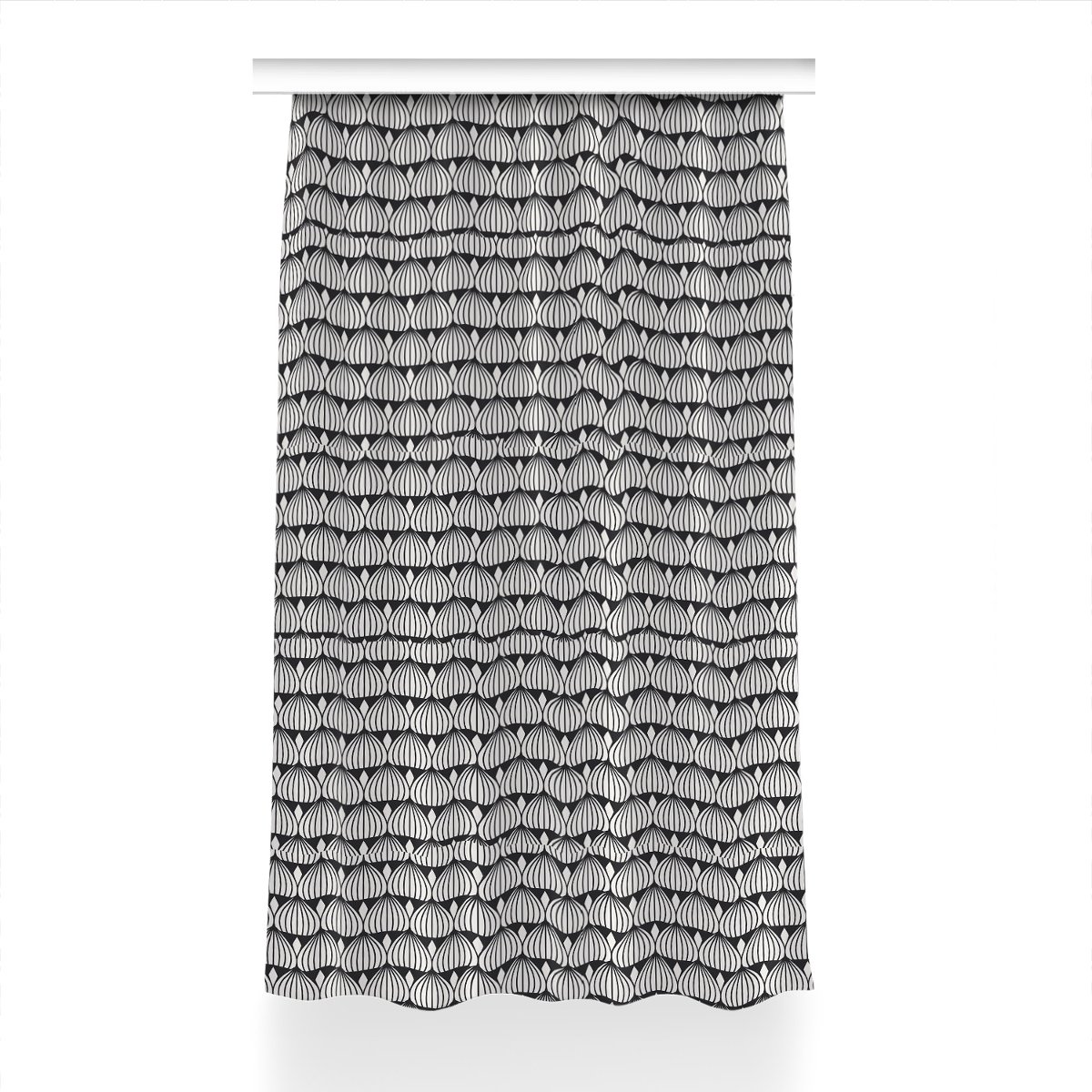 Zasłona klasyczna z grafiką Retro wzór 150x230 cm, Fabricsy