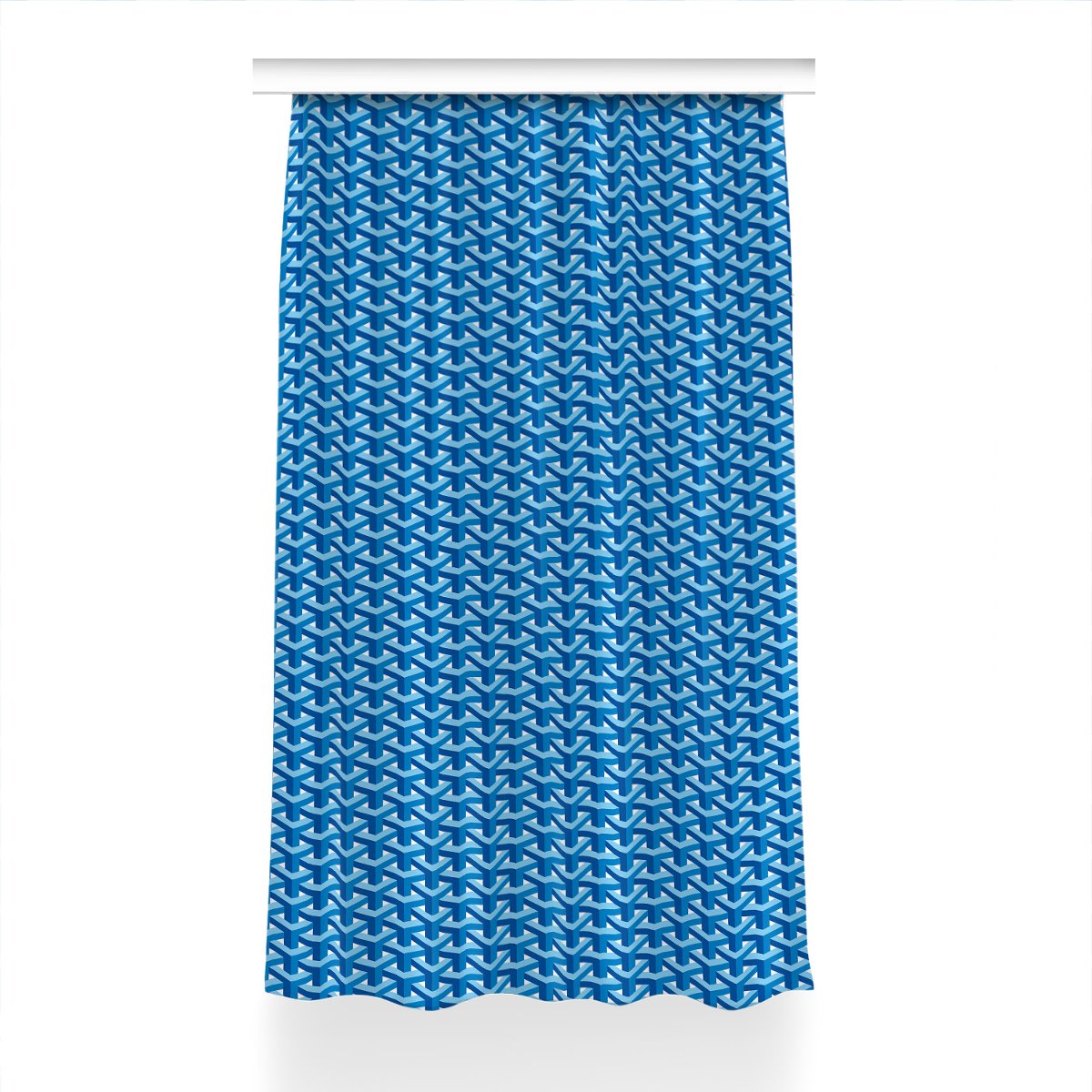 Zasłona przelotki Trójwymiarowa grafika 150x230 cm, Fabricsy