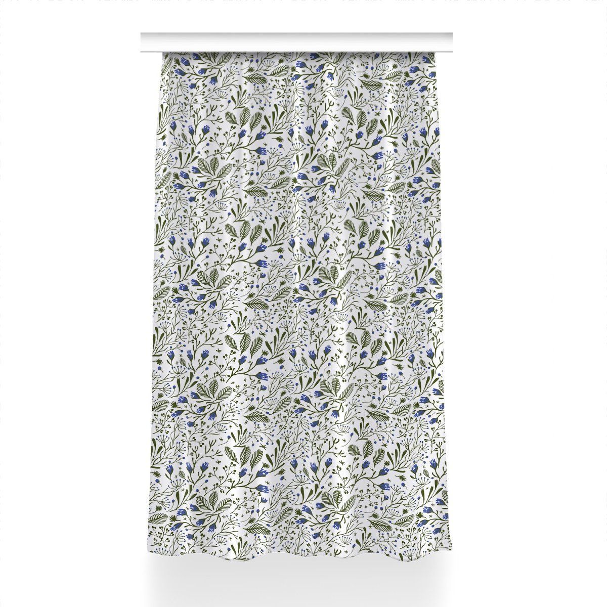 Zasłona z grafiką kolory do salonu 150x230 Kwiaty, Fabricsy
