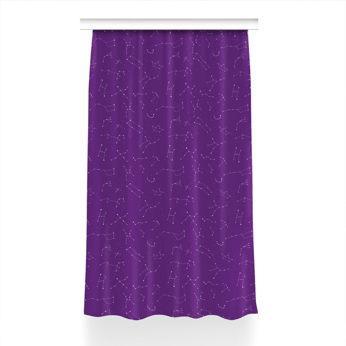 Zasłona wzór do sypialni 150x230 Gwieździste niebo, Fabricsy