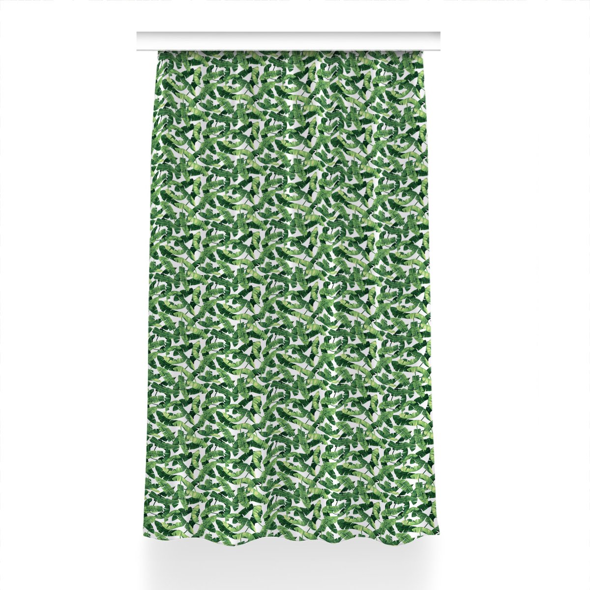 Zasłona na taśmę dekor 150x230 Liście tropikalne, Fabricsy