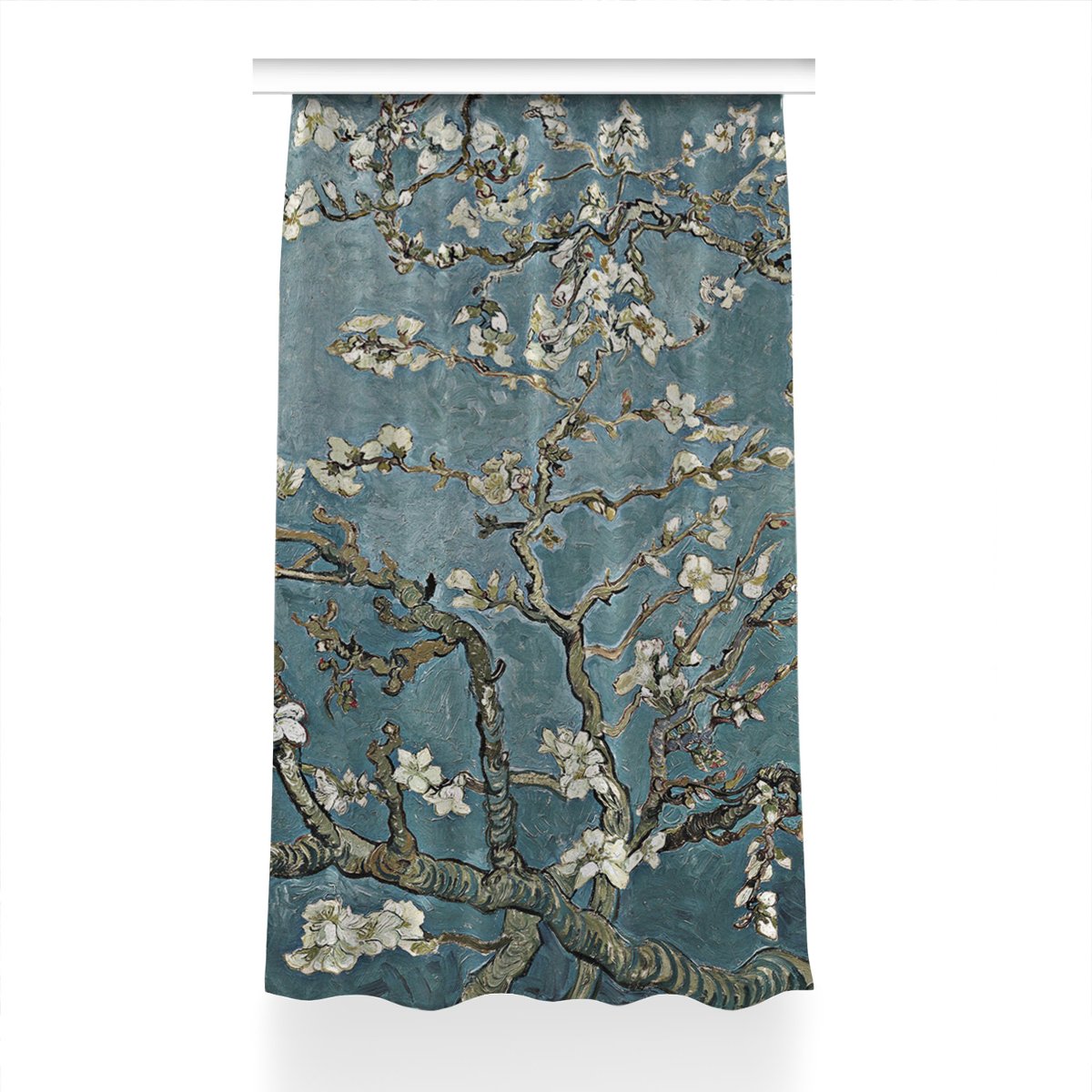 Zasłona z grafiką gotowa wzór 150x230 Kwiat wiśni, Fabricsy