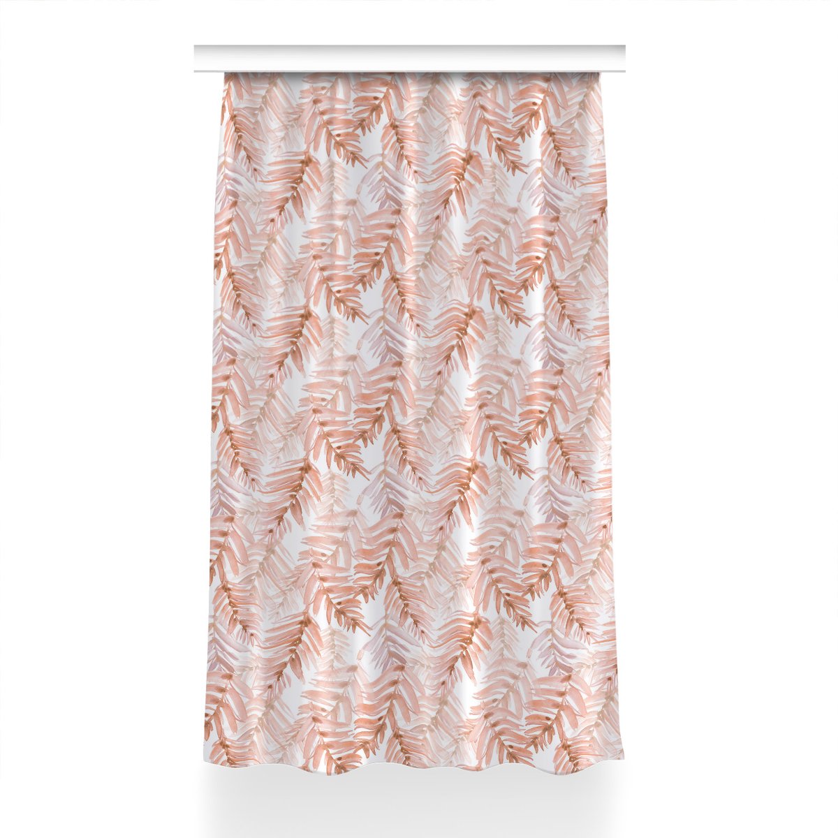 Zasłona gotowa dekor 150x230 Pomarańczowe liście, Fabricsy