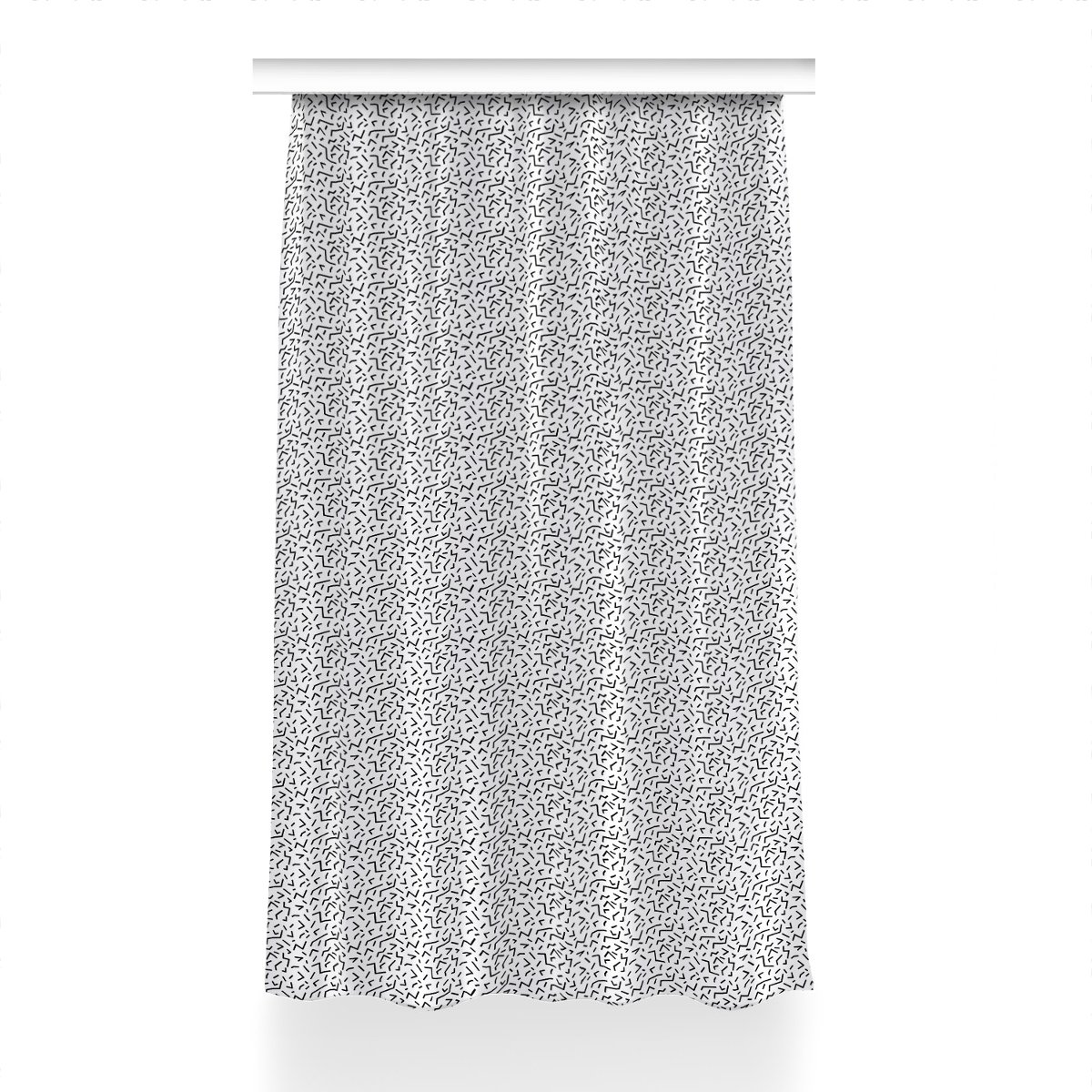Zasłona gotowa do salonu 150x230 Geometryczny wzór, Fabricsy