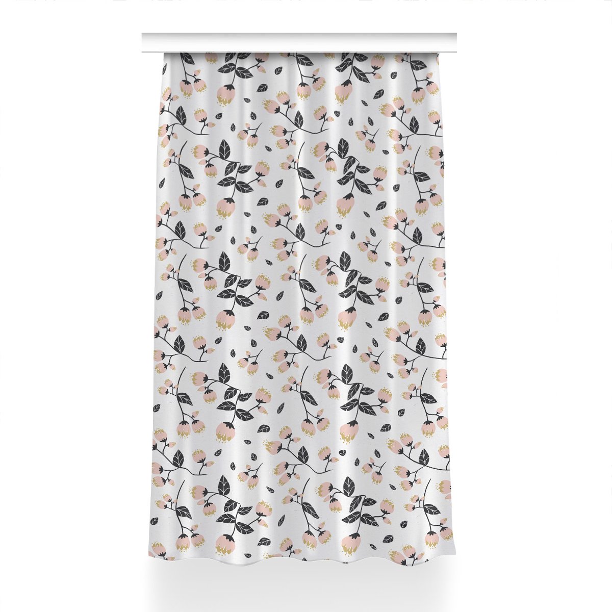 Zasłona na taśmę do salonu 150x230 Wiosna Vintage, Fabricsy