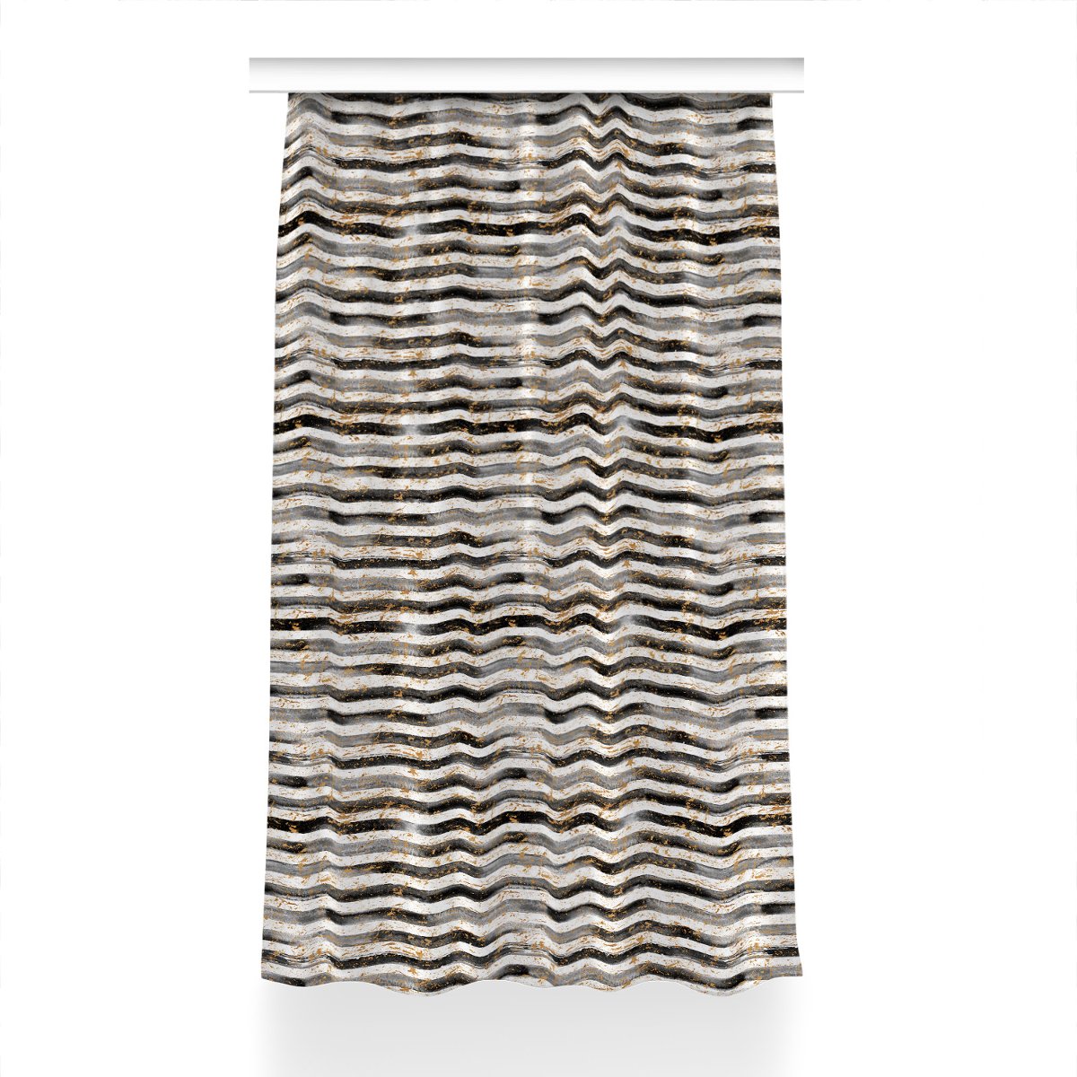 Zasłona z grafiką gotowa wzór dekor 150x230 Linie, Fabricsy