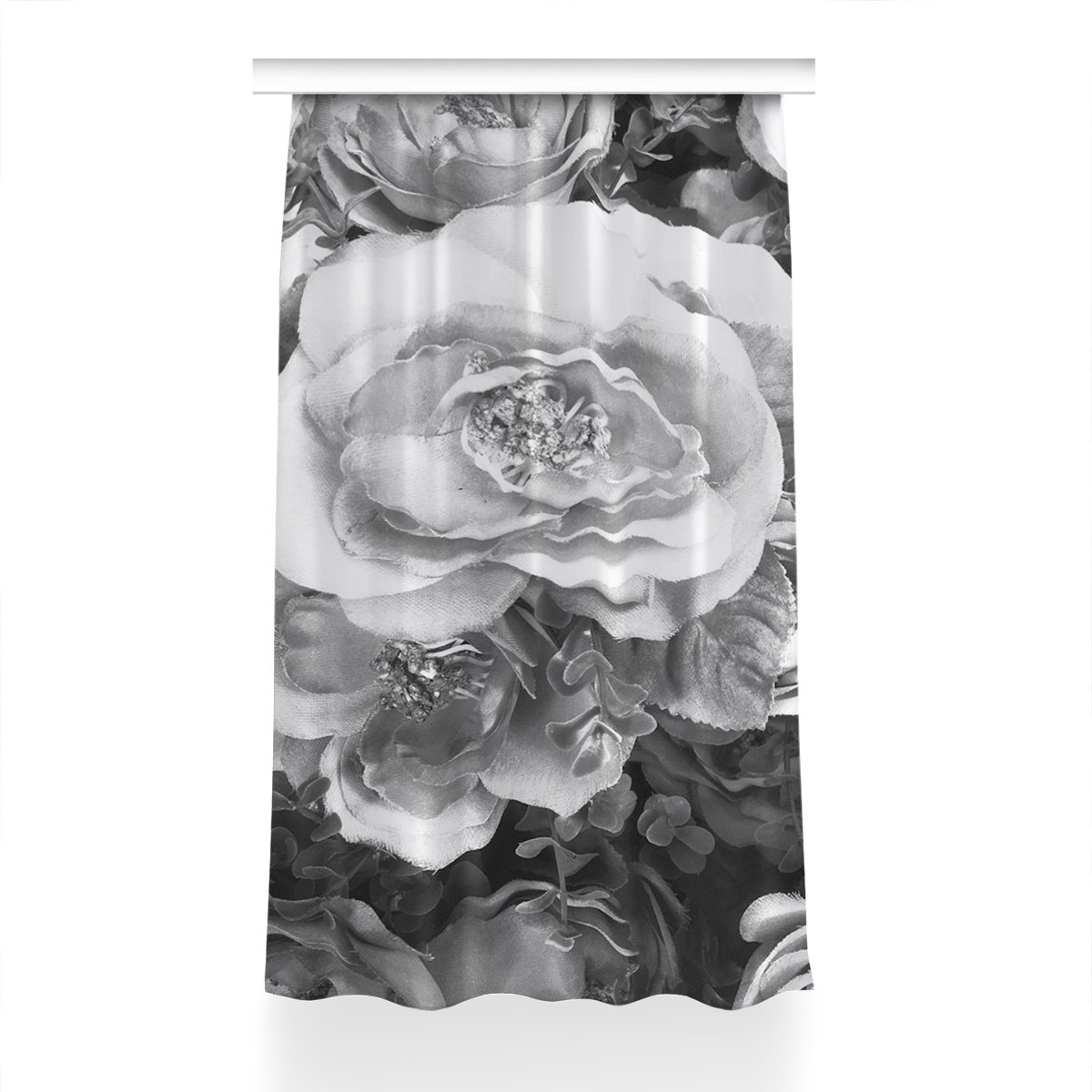 Zasłona z grafiką gotowa dekor 150x230 Retro róże, Fabricsy