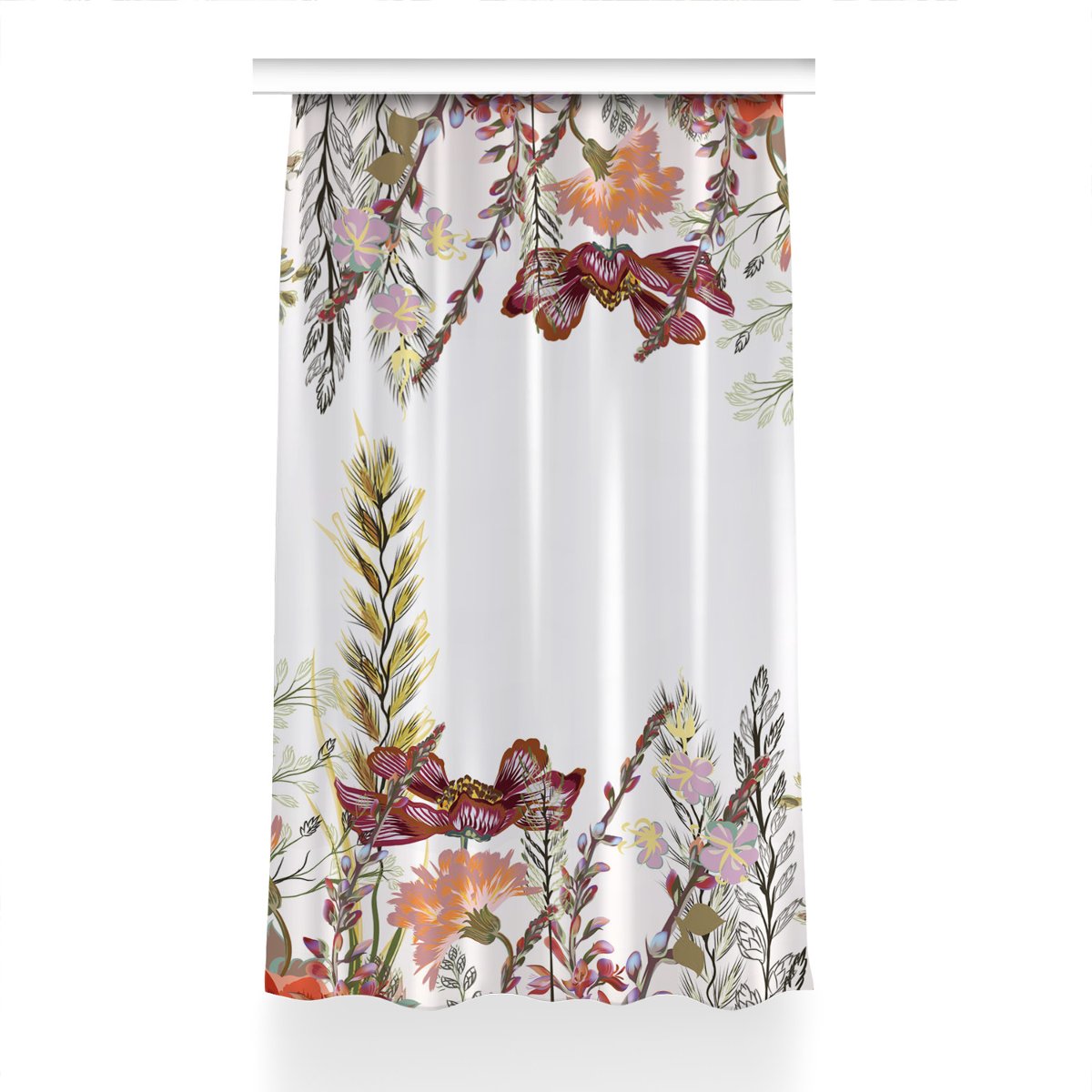 Zasłona do salonu do sypialni 150x230 Kwiaty polne, Fabricsy