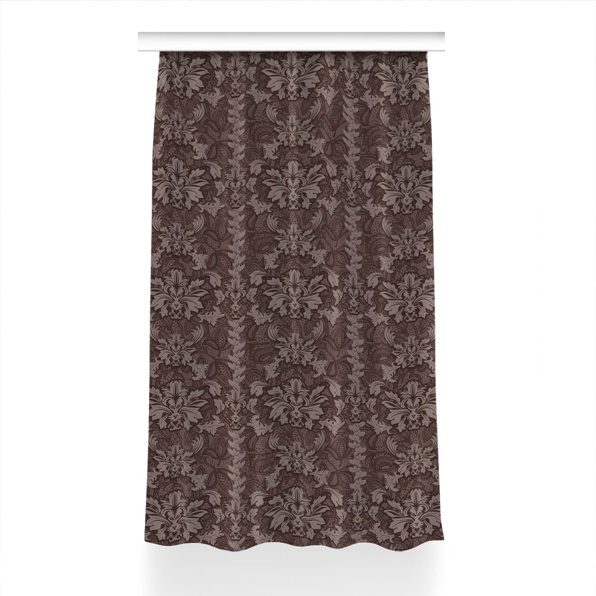 Zasłona z grafiką kolory 150x230 Wzór styl damask, Fabricsy
