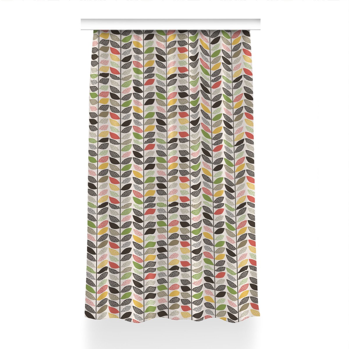Zasłona na taśmę do sypialni 150x230 Kolorowy wzór, Fabricsy