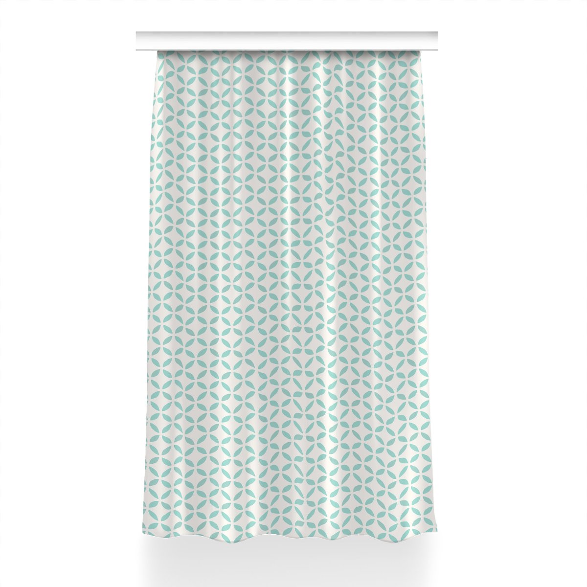 Zasłona z grafiką kolory 150x230 Symetryczny wzór, Fabricsy