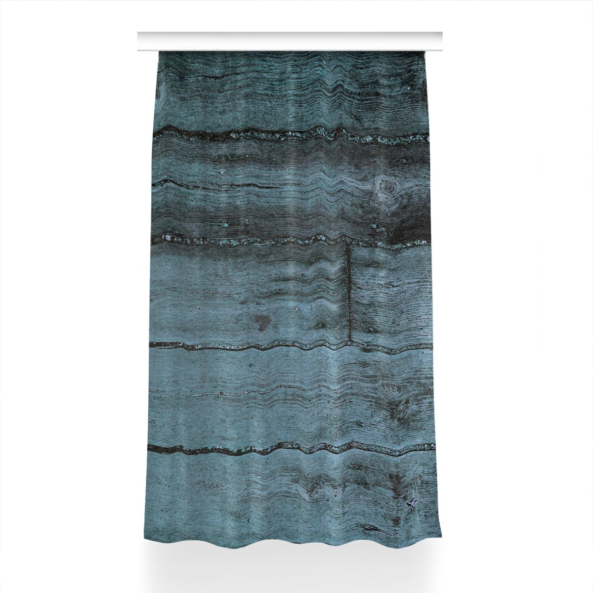 Zasłona do pokoju Niebieskie deski dekor 150x240, Fabricsy