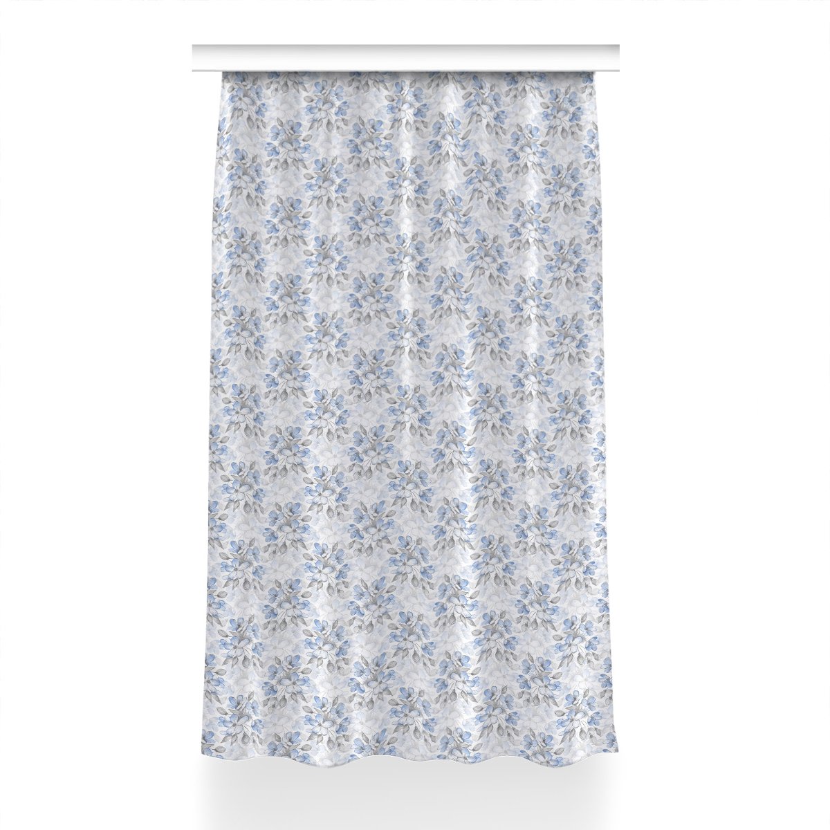 Zasłona z nadrukiem gotowa Kwiaty wzór 150x240 cm, Fabricsy