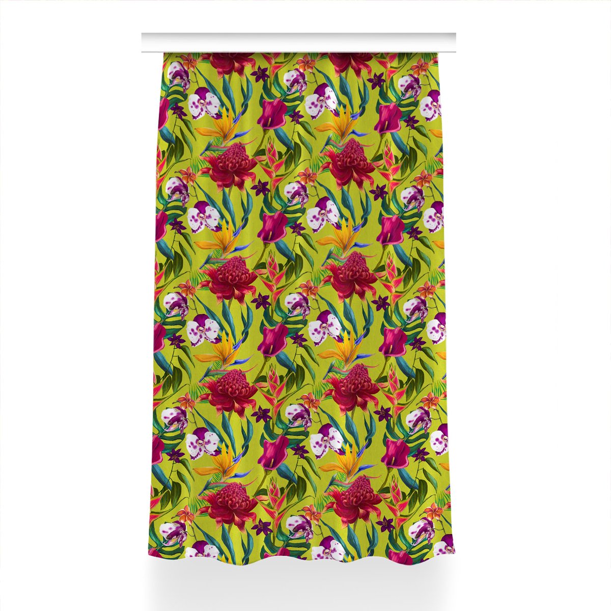 Zasłona z nadrukiem gotowa Malowany ogród 150x240, Fabricsy