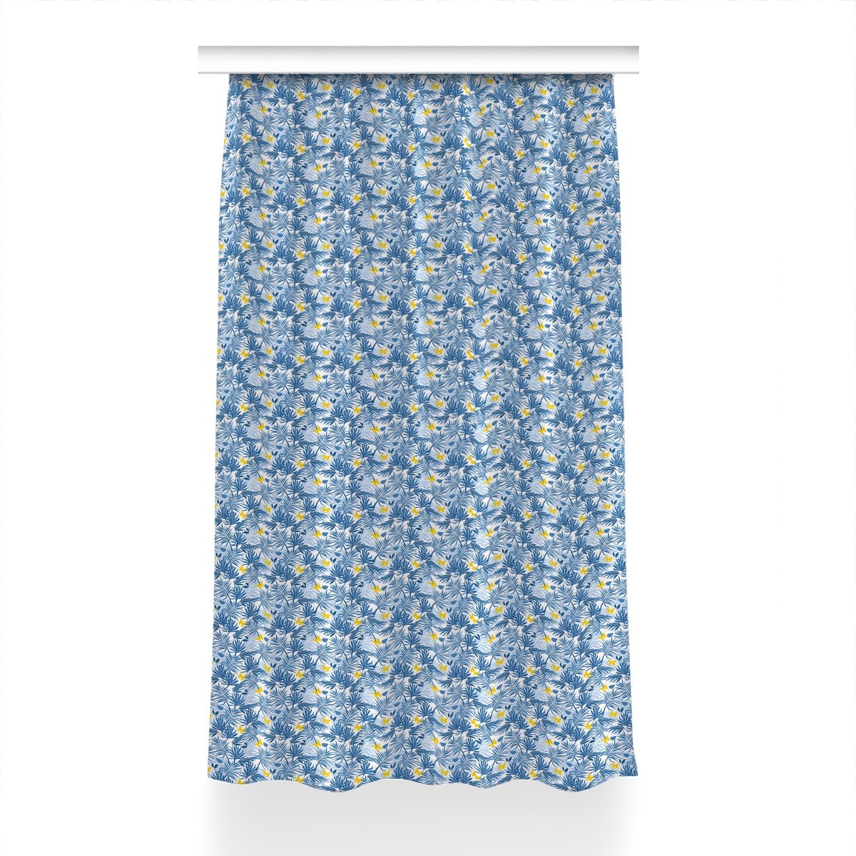 Zasłona przelotki Motyle w tropikach wzór 150x240, Fabricsy