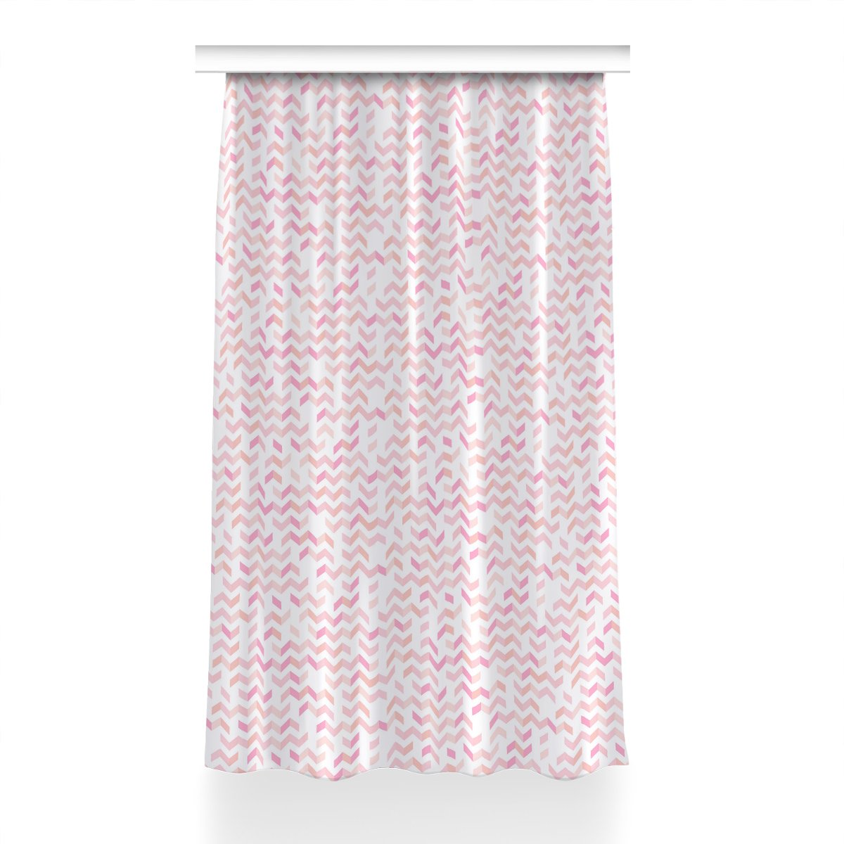Zasłona gotowa Geometryczna jodełka wzór 150x240, Fabricsy