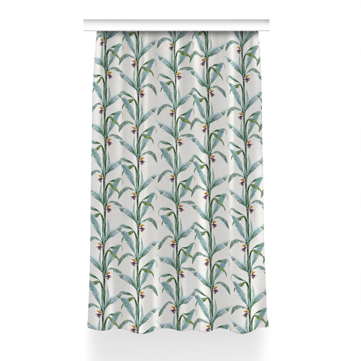 Zasłona gotowa Tropikalne rośliny dekor 150x240 cm, Fabricsy