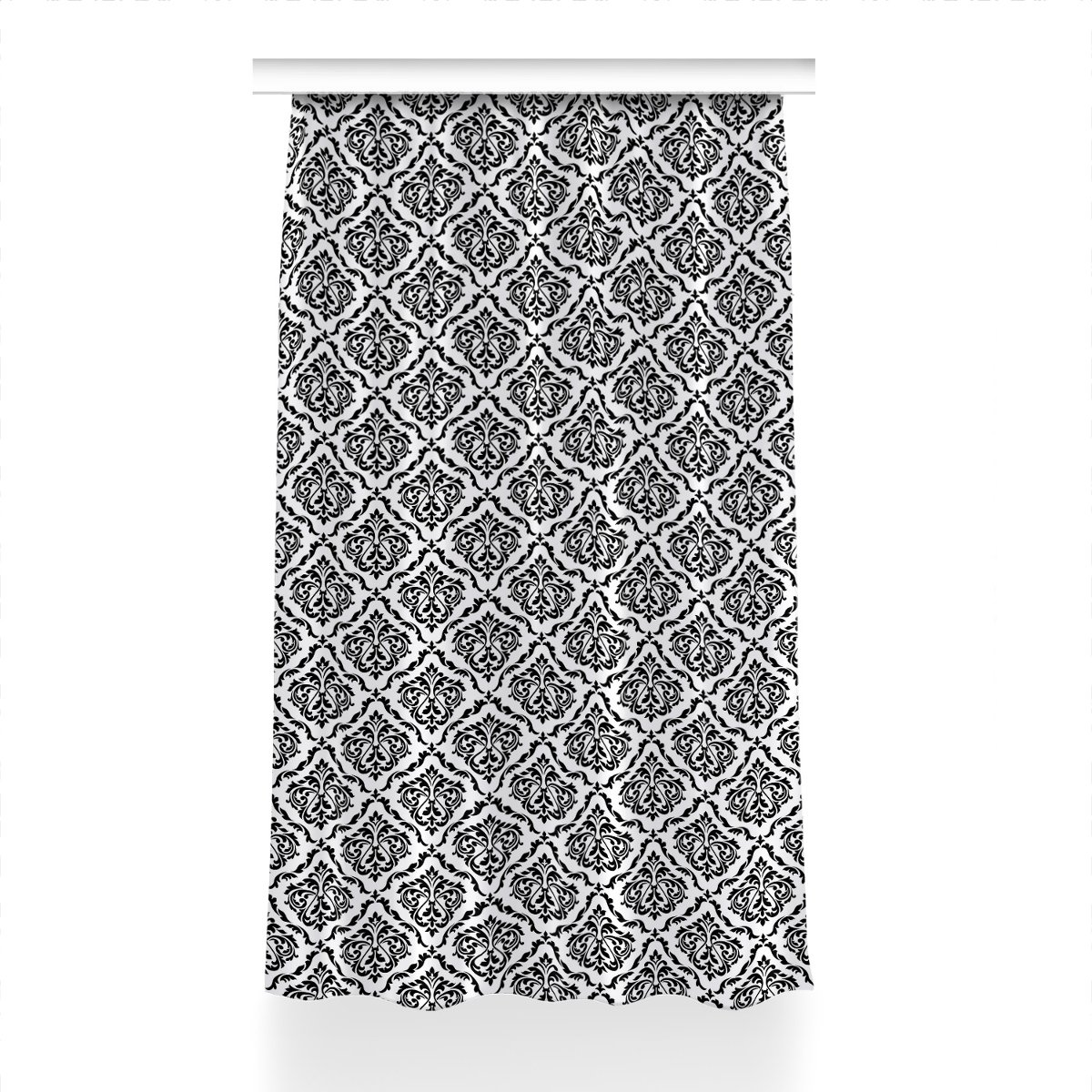 Zasłona z grafiką kolory Damask do pokoju 150x240, Fabricsy