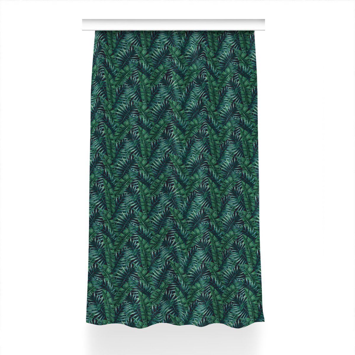 Zasłona do sypialni Tropikalne liście wzór 150x240, Fabricsy