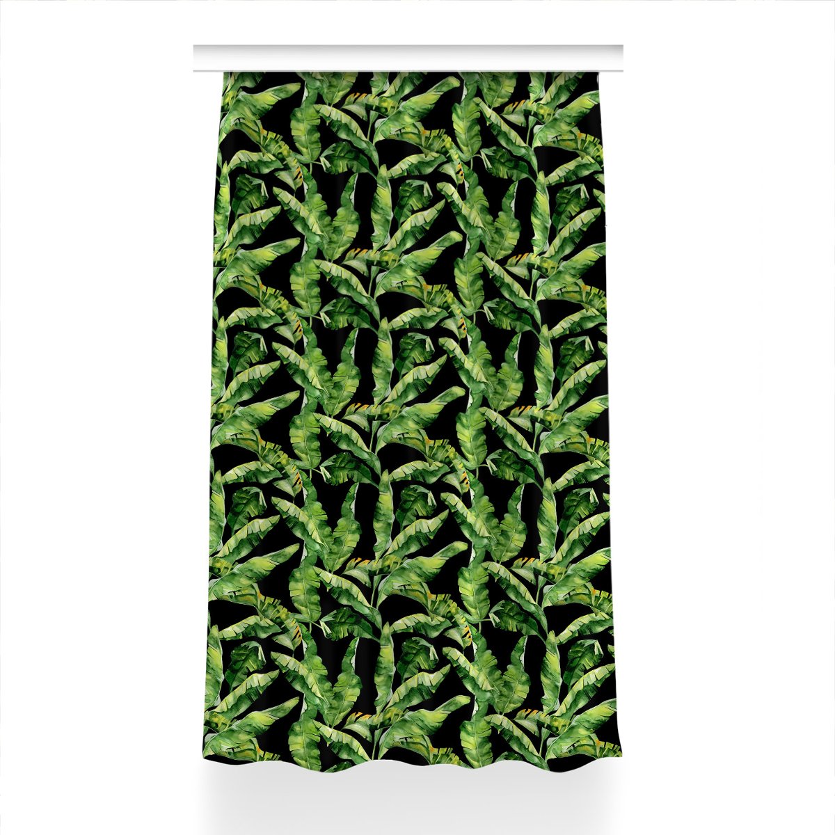 Zasłona z nadrukiem gotowa Tropikalny liść 150x240, Fabricsy