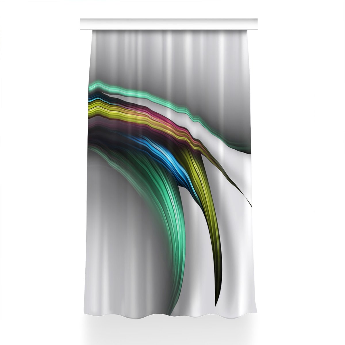 Zasłona na taśmę do salonu wzór 150x240 Abstrakcja, Fabricsy