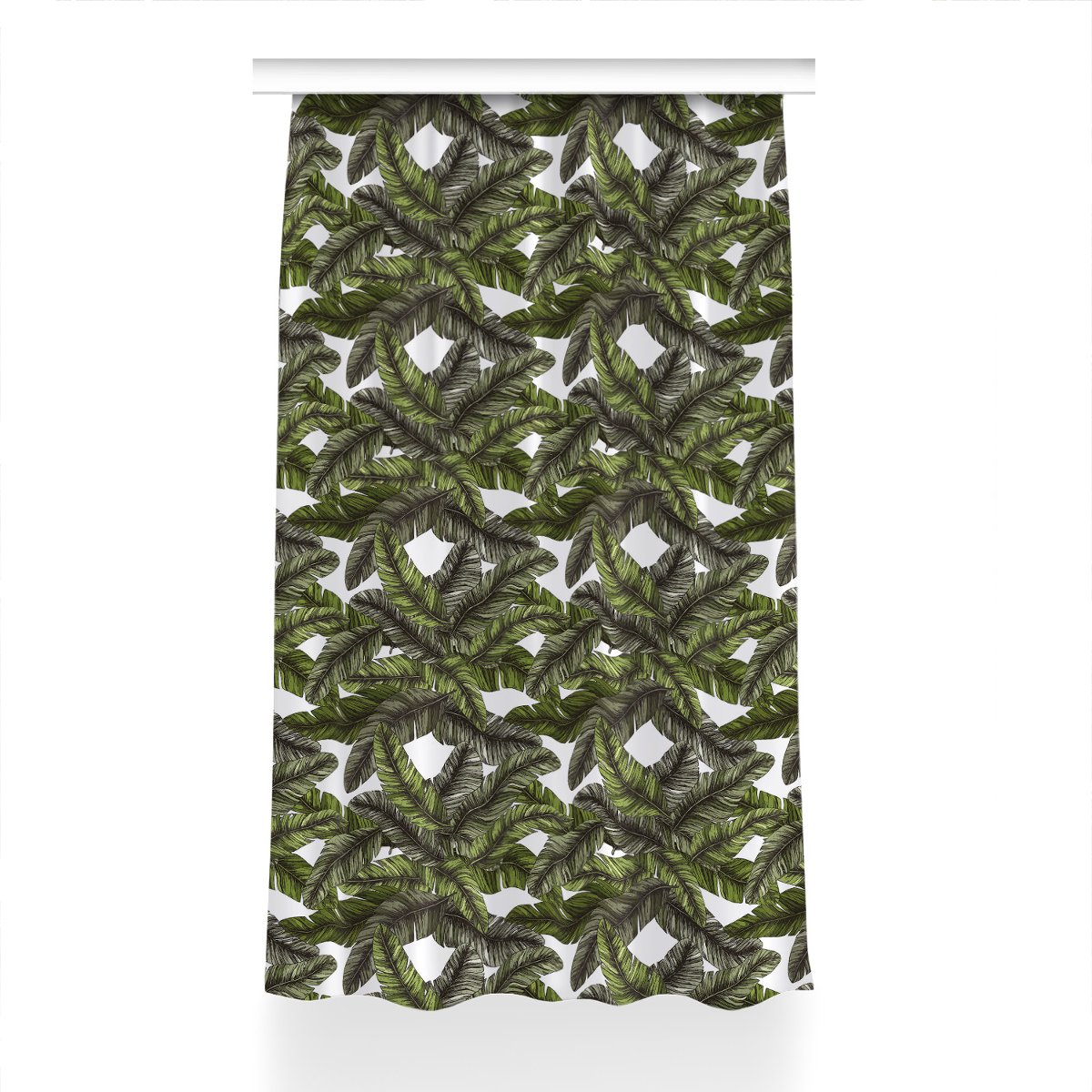 Zasłona gotowa do pokoju 150x240 cm Dżungla Liście, Fabricsy