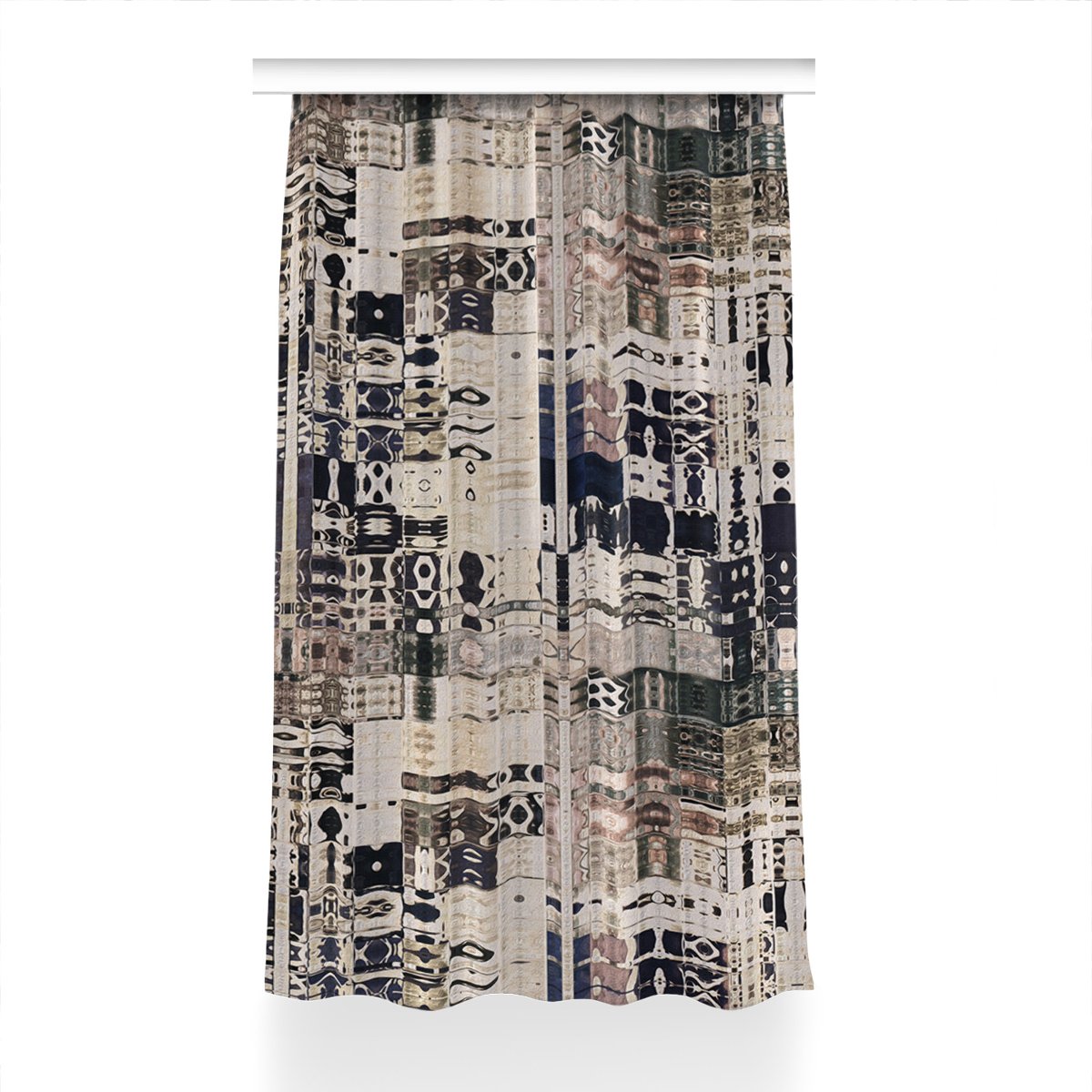 Zasłona gotowa do salonu 150x240 Styl Boho Płytki, Fabricsy