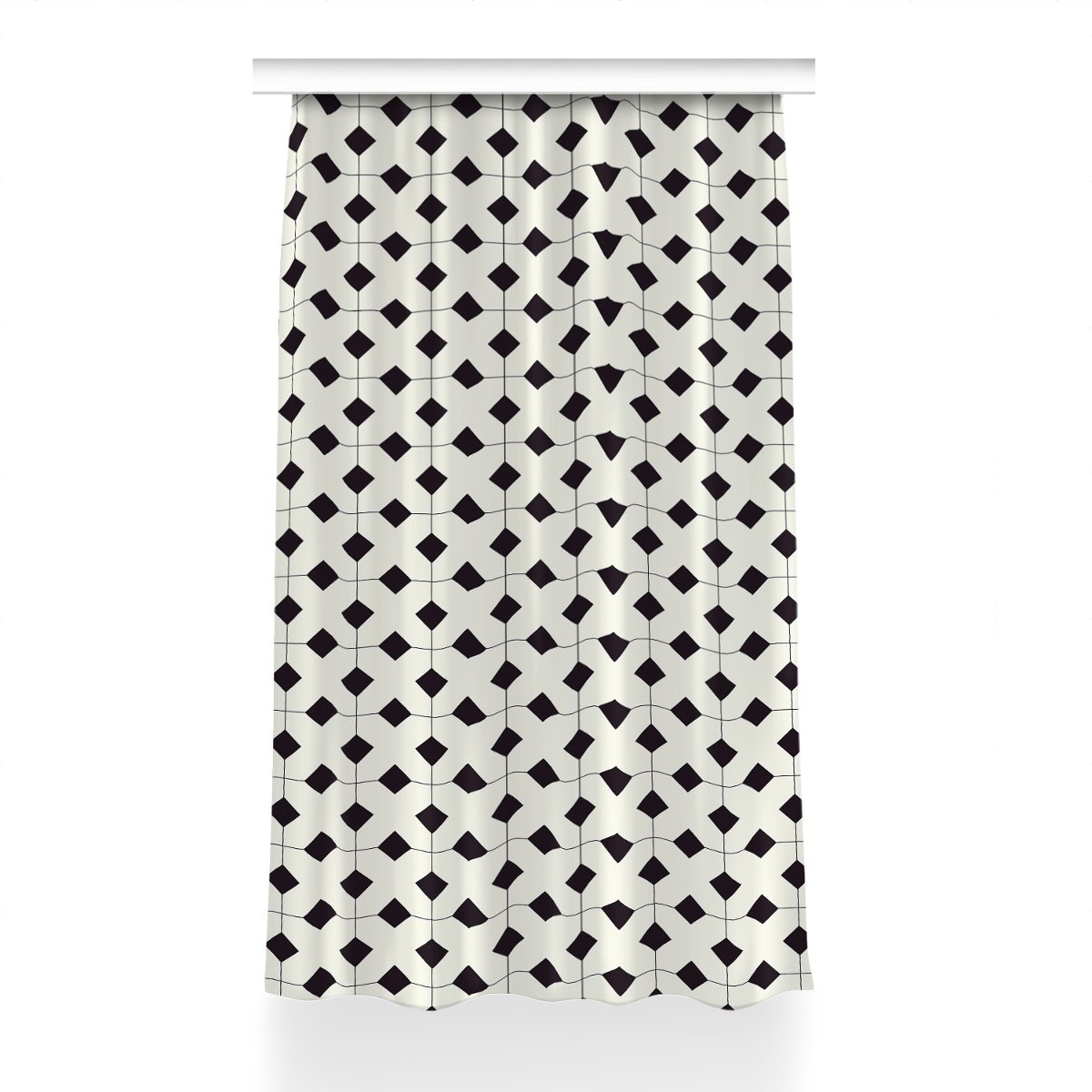 Zasłona na taśmę dekor 150x240 Geometryczny wzór, Fabricsy