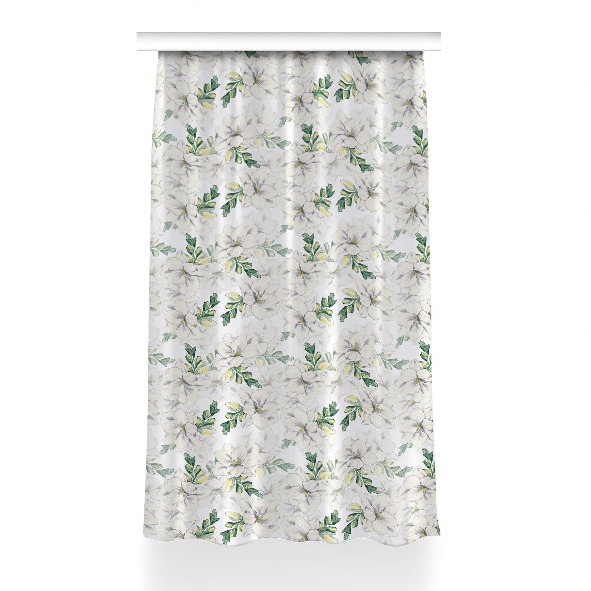 Zasłona gotowa do sypialni 150x240 Frezja Kwiaty, Fabricsy