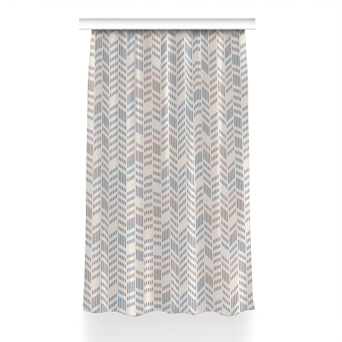 Zasłona gotowa dekor 150x240 Geometryczna jodełka, Fabricsy