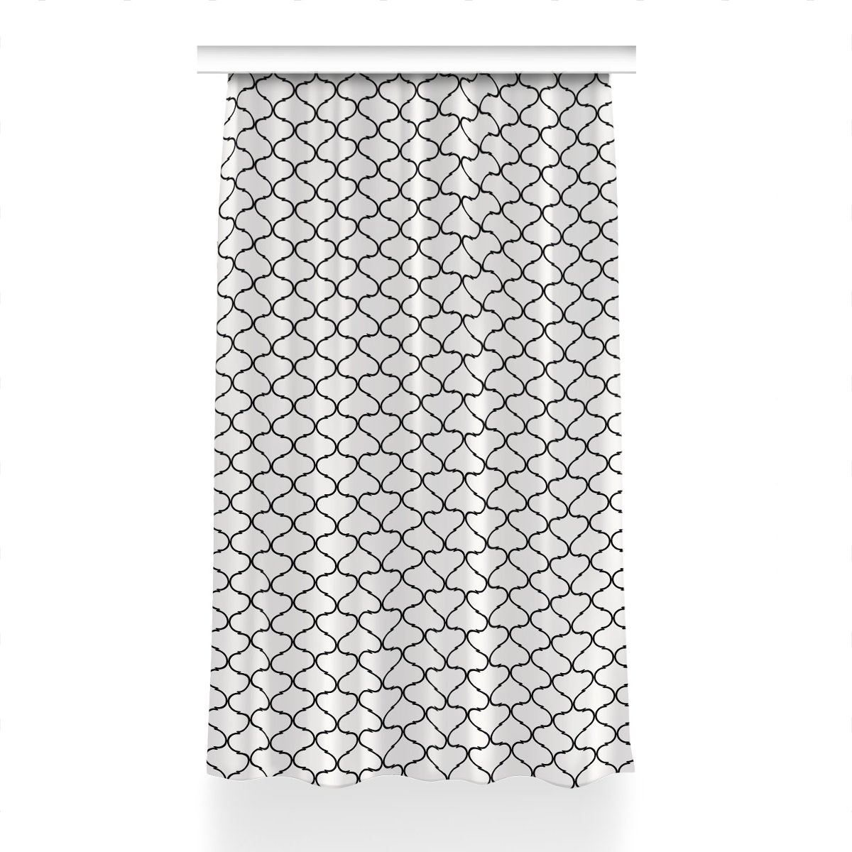 Zasłona z grafiką kolory 150x240 Marokański wzór, Fabricsy