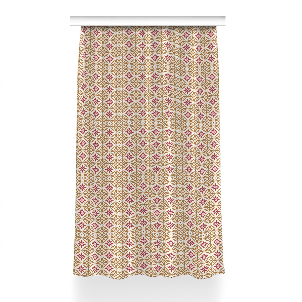 Zasłona na taśmę do pokoju 150x240 Kwiecisty wzór, Fabricsy