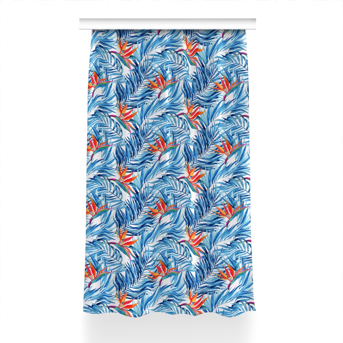 Zasłona do sypialni do salonu 150x240 Błękitny Raj, Fabricsy