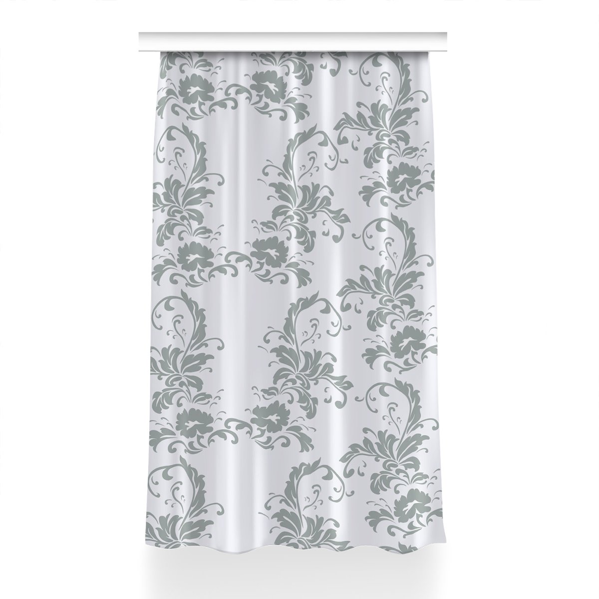 Zasłona z grafiką gotowa 150x240 Liliowy ornament, Fabricsy