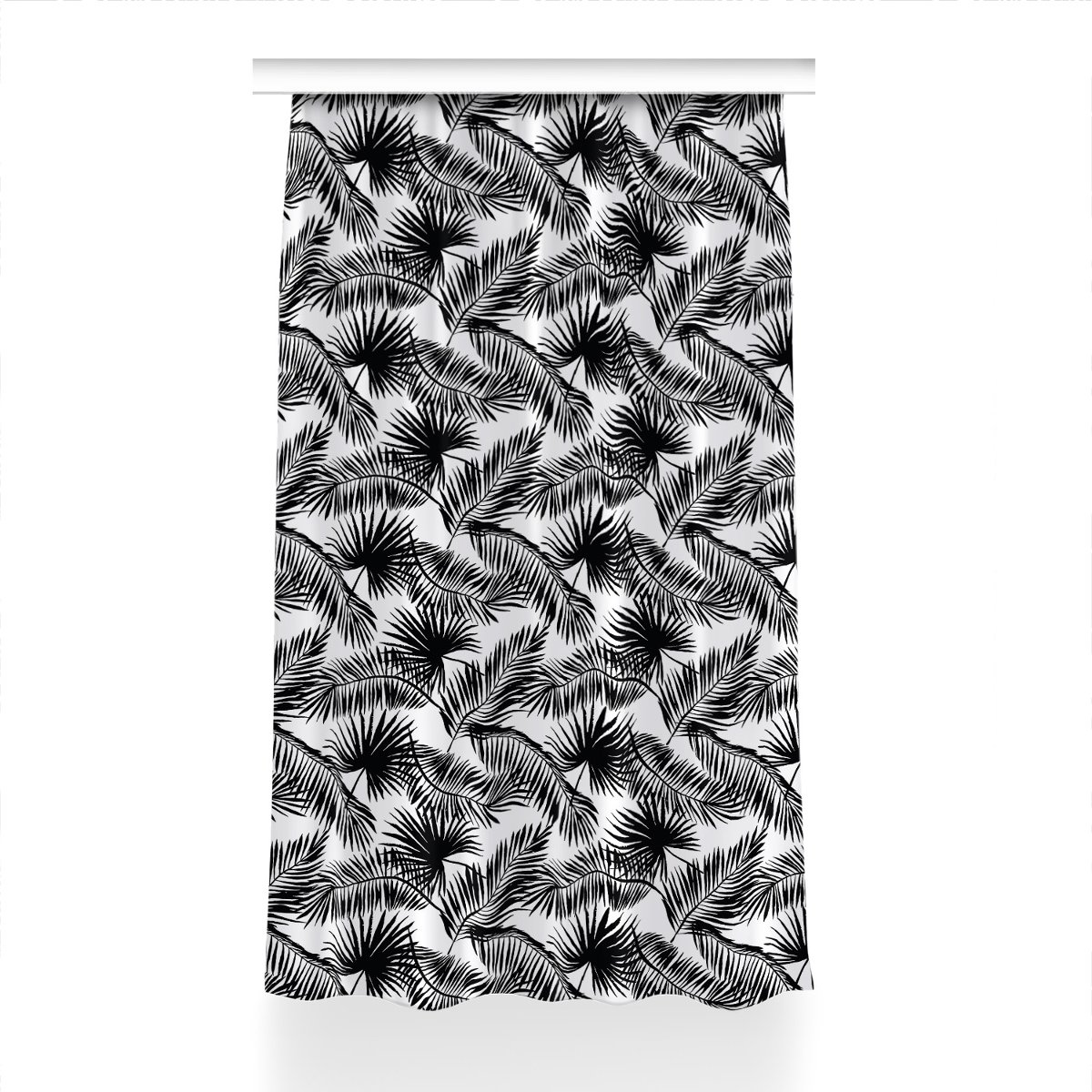 Zasłona gotowa do salonu 150x240 Egzotyczne liście, Fabricsy