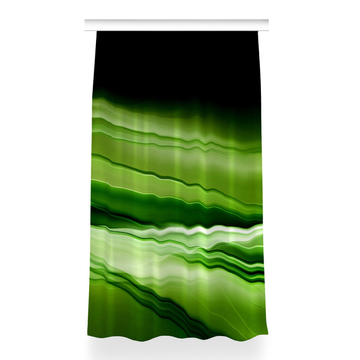 Zasłona przelotki Abstrakcja trawiasta 150x260 cm, Fabricsy