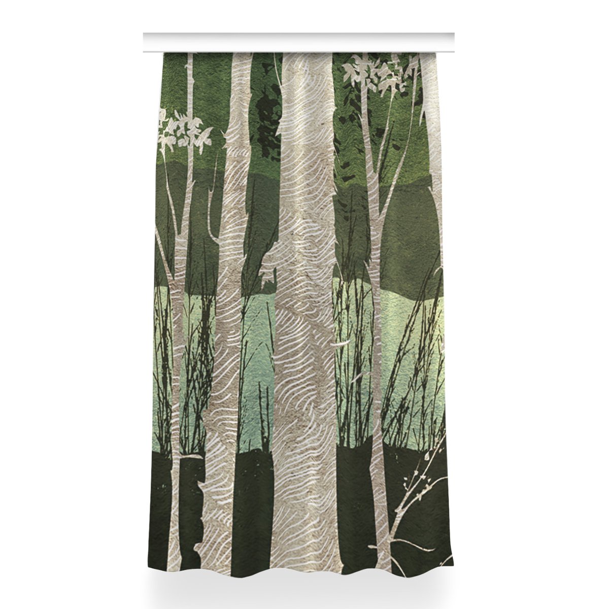Zasłona gotowa do sypialni Drzewa dekor 150x260 cm, Fabricsy