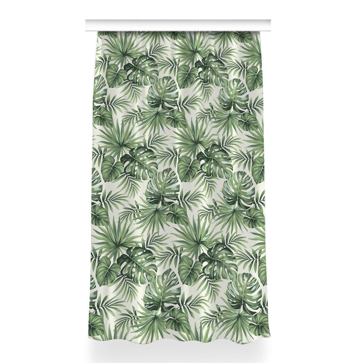 Zasłona z grafiką kolory Tropikalny wzór 150x260, Fabricsy