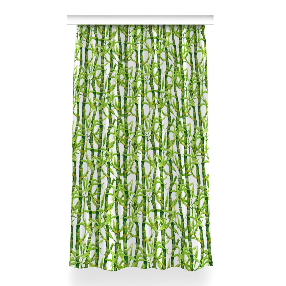 Zasłona z nadrukiem gotowa Bambus dekor 150x260 cm, Fabricsy
