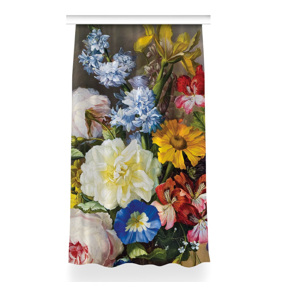 Zasłona z grafiką kolory Martwa natura 150x260 cm, Fabricsy