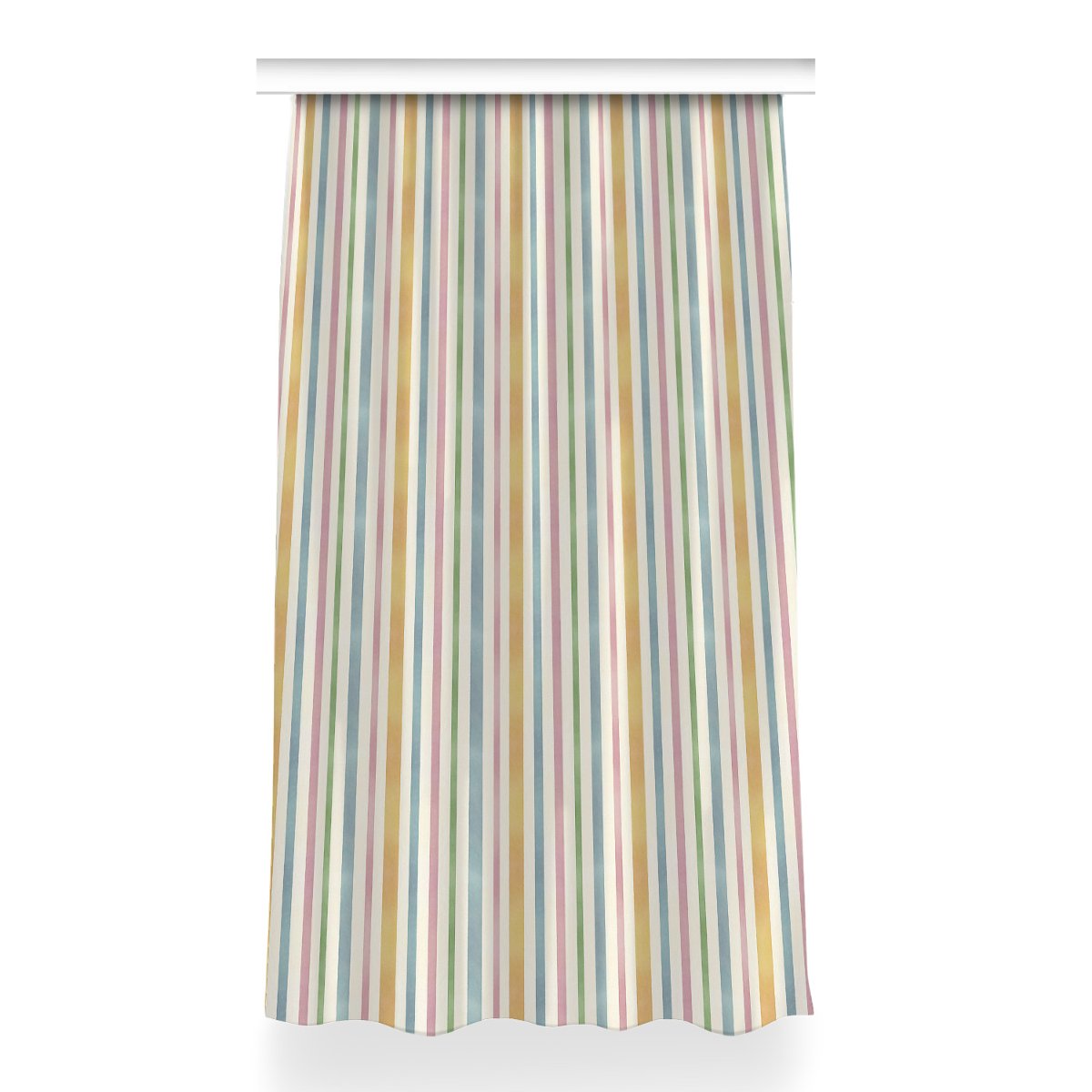 Zasłona do salonu Kolorowe linie dekor 150x260 cm, Fabricsy