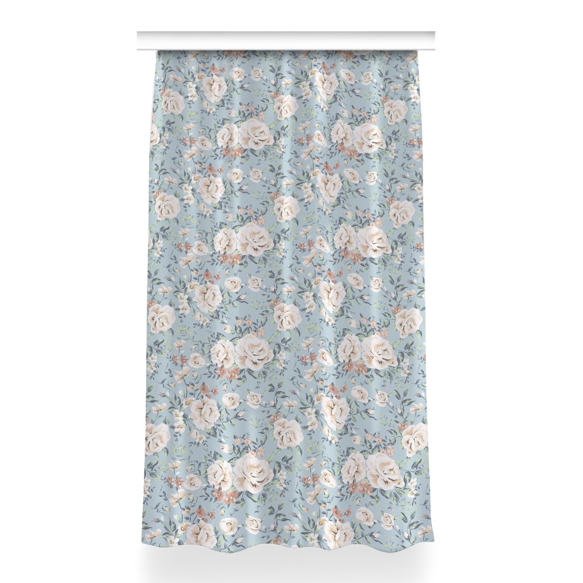 Zasłona Kwiaty styl vintage do sypialni 150x260 cm, Fabricsy